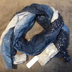 Charming Charlie’s blue sparkle scarf/wrap